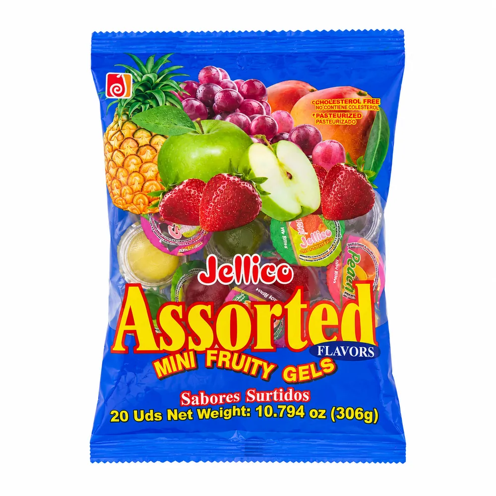 Mini galaretki owocowe mix smaków Assorted Mini Fruity Gels Jellico 306g