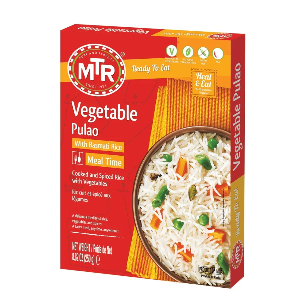 Vegetable Pulao Ready To Eat MTR 250g