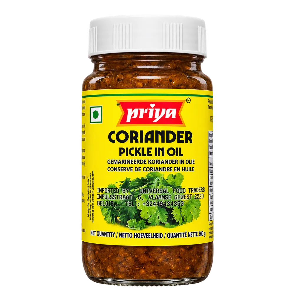 Marynowana kolendra w oleju Coriander Pickle Priya 300g