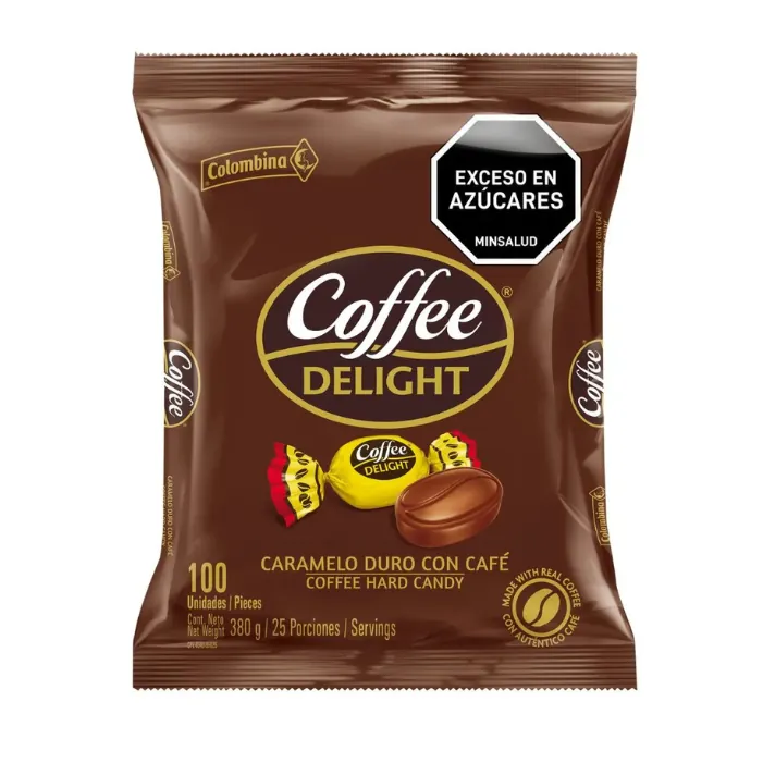 Coffee Hard Candy Coffee Delight Colombina 100 pieces