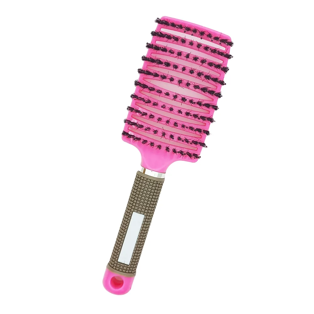Pink Rose Profiled Hairbrush Michel Philippe
