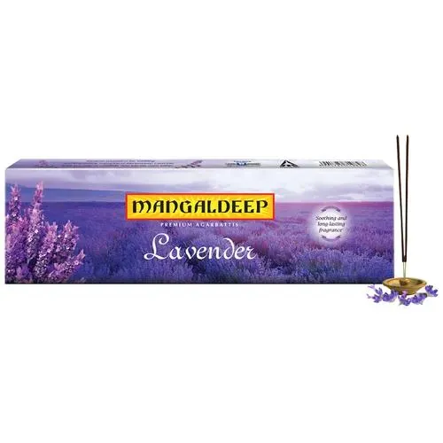 Kadzidełka o zapachu Lawendy Incense Sticks Lavender Mangaldeep 12 szt