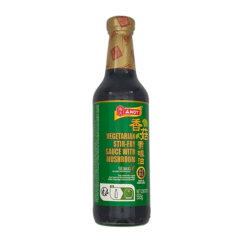 Wegetariański sos do dań stir-fry z grzybami Vegetarian Stir-Fry Sauce with Mushroom Amoy 555g