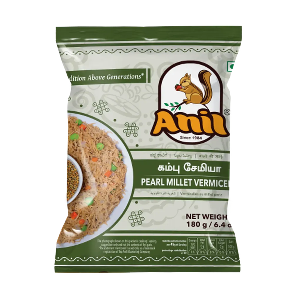 Makaron nitki z prosa perłowego Pearl Millet Vermicelli Anil 180g