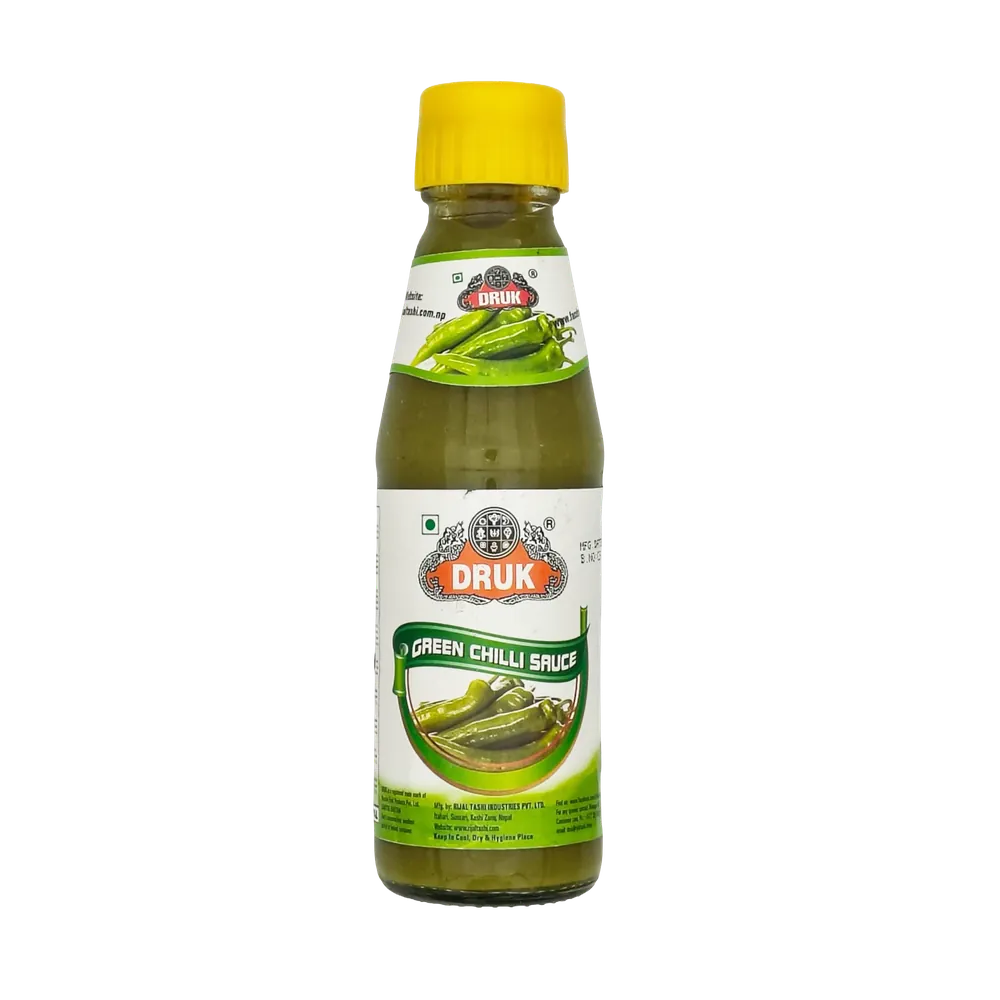 Sos z zielonego chili Green Chilli Sauce Druk 200g