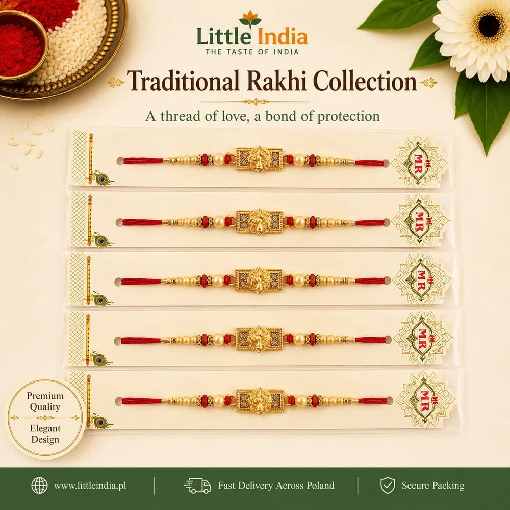 Bransoletka Rakhi wzór 10 Raksha Bandhan 1szt.