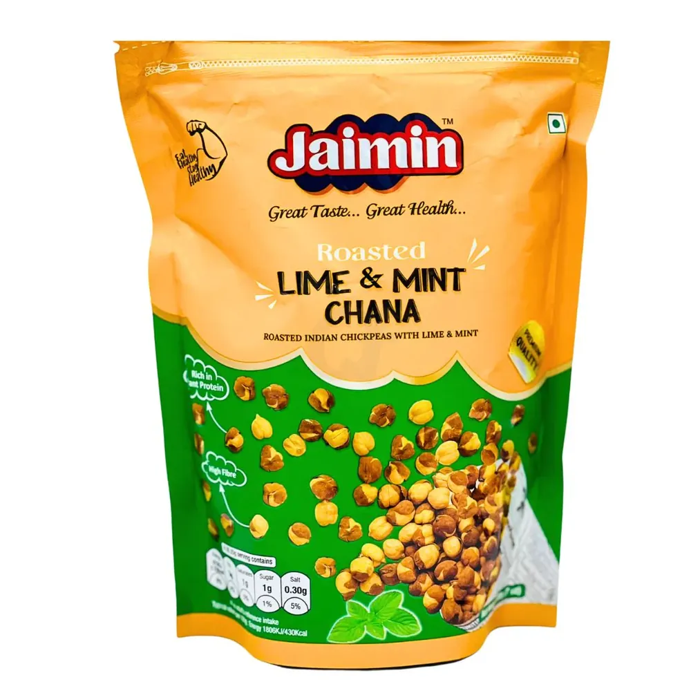 Roasted Chickpeas Lime & Mint Chana Jamie 200g