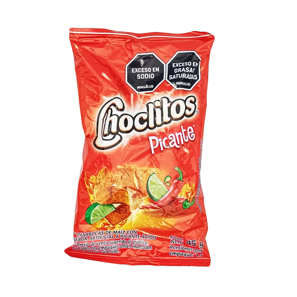 Chipsy kukurydziane ostre Picante Choclitos 45g