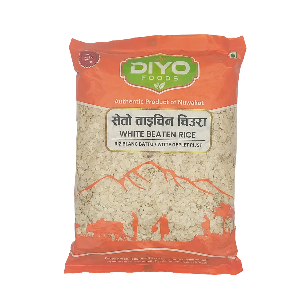 Płatki ryżowe White Beaten Rice Poha DIYO 800g