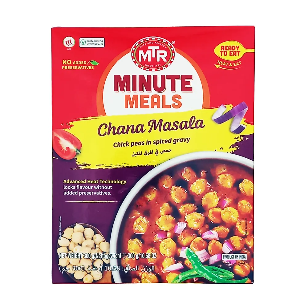 Ready Indian Dish Chana Masala Minute Meals MTR 300g