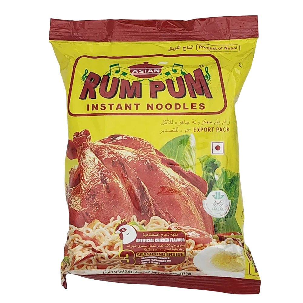 Instant Noodles Chicken Flavoured RumPum 75g Nepali