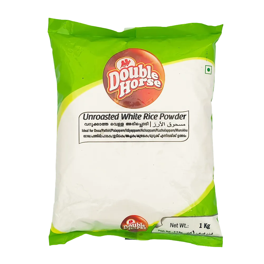 Unroasted White Rice Flour Double Horse 1kg