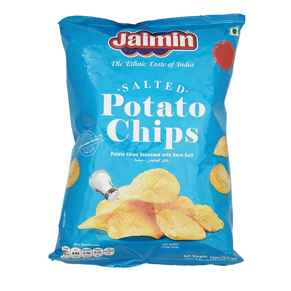 Chipsy solone Salted Potato Chips Jaimin 100g