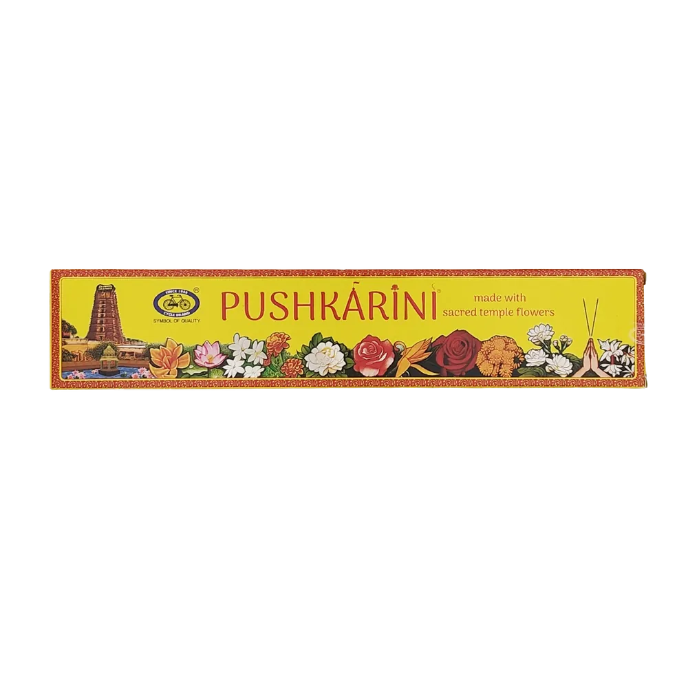 Pushkarini Sacred Temple Flowers Incense Cycle Brand 12g