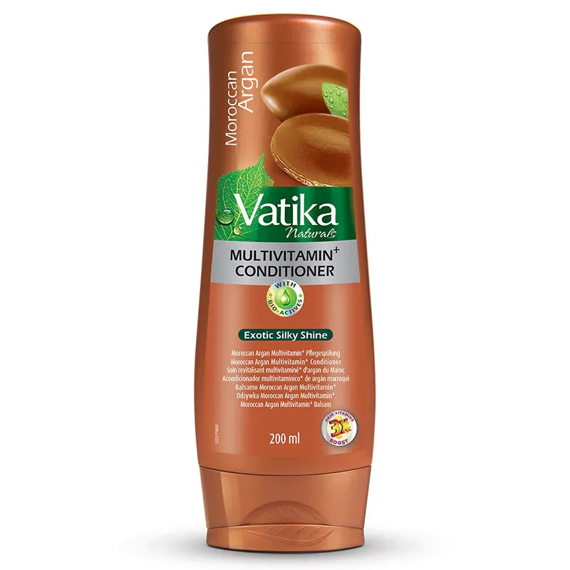 Odżywka do włosów z olejkiem arganowym Exotic Silky Shine Vatika 200ml
