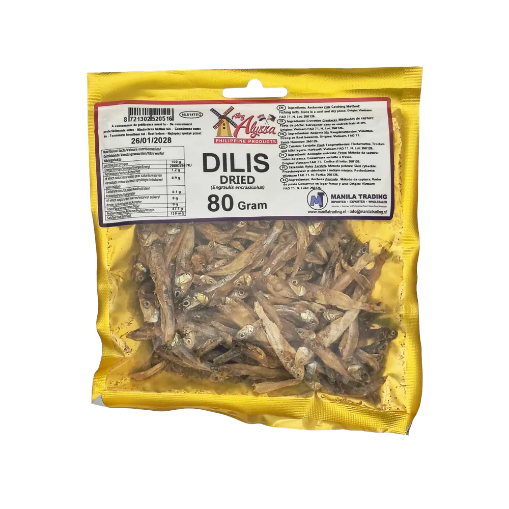 Dilis Dried Engraulis Encrasicolus Aling Alyssa 80g