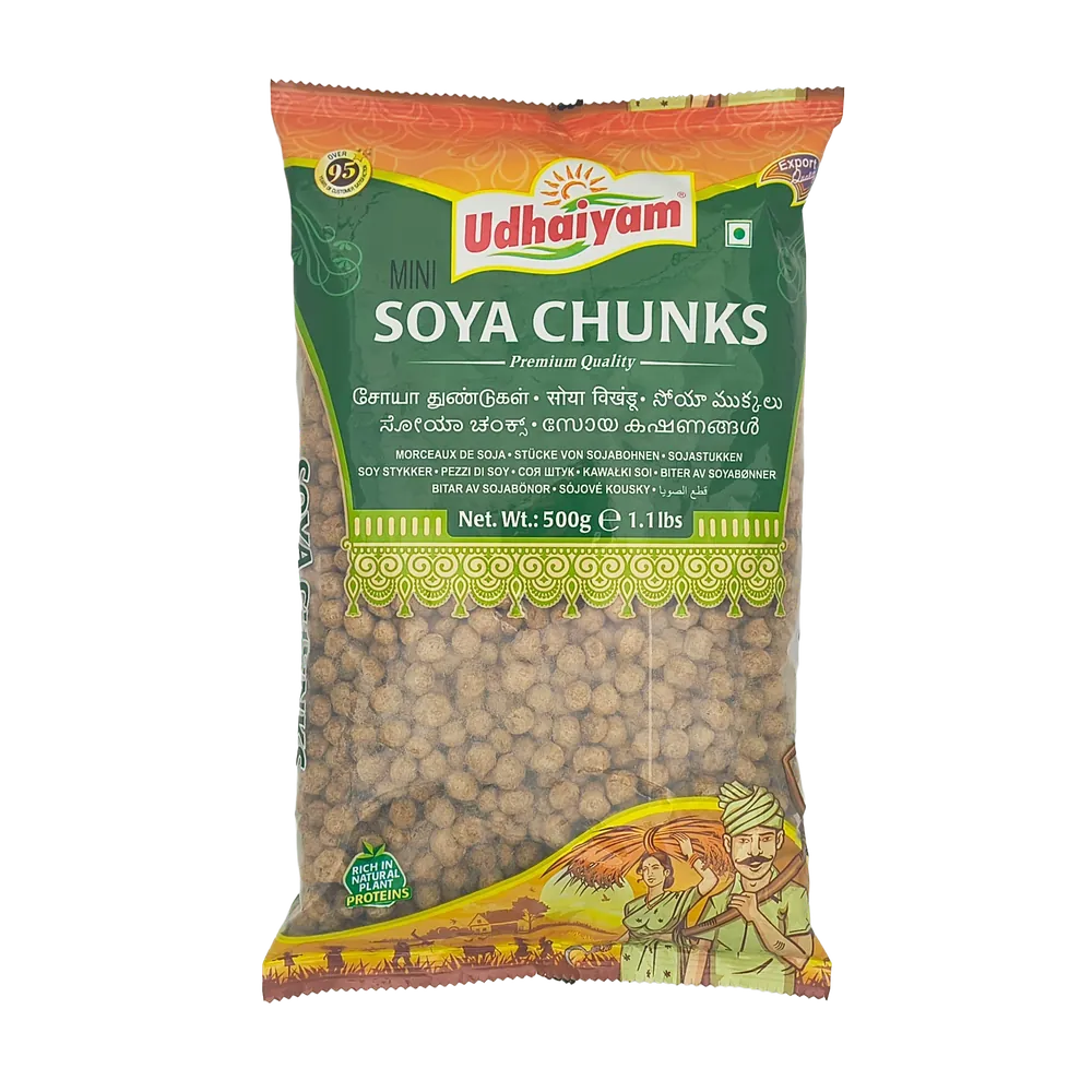 Kawałki sojowe małe Soya Chunks Mini Udhaiyam 500g