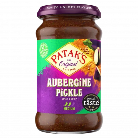 Brinjal (Eggplant) Pickle Patak's 312g