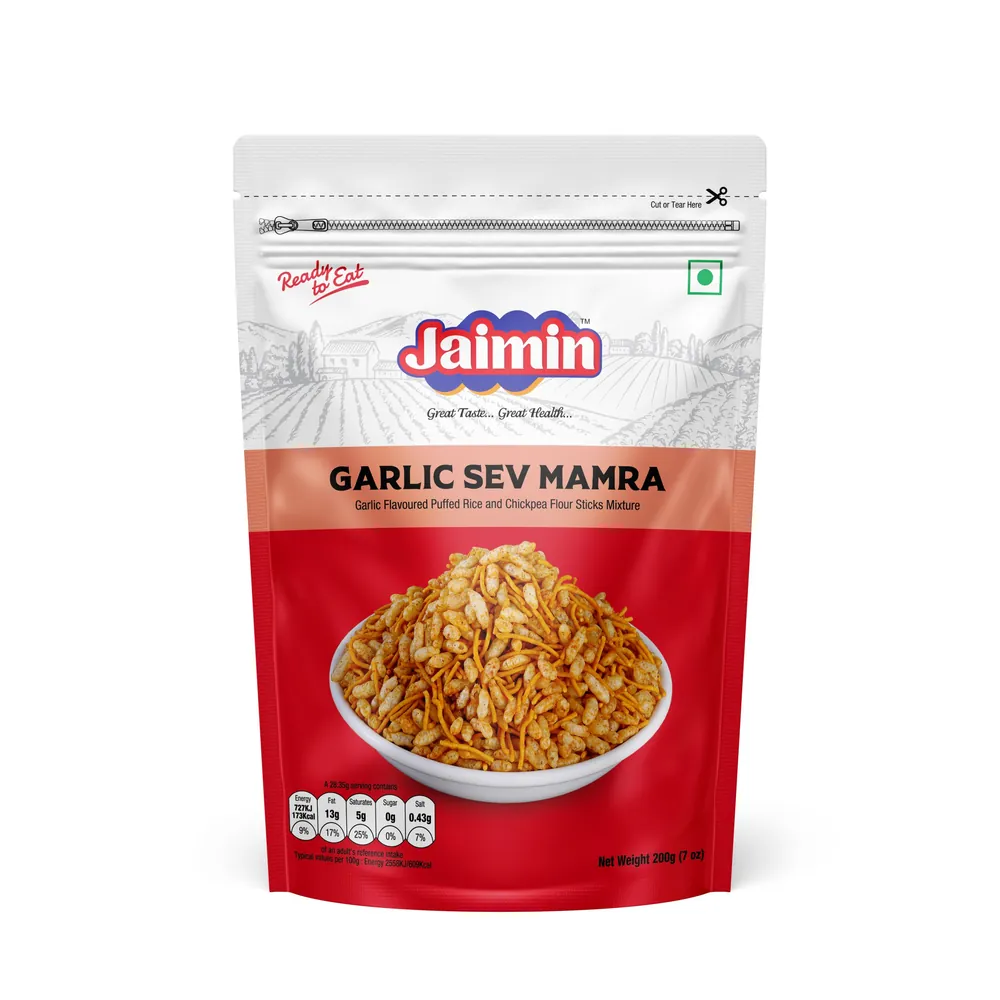 Przekąska Garlic Sev Mamra Jaimin 200g