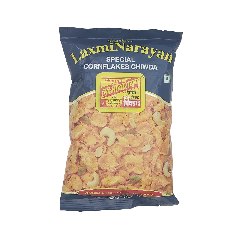 Spicy snack Cornflakes Chiwda Laxminarayan 200g